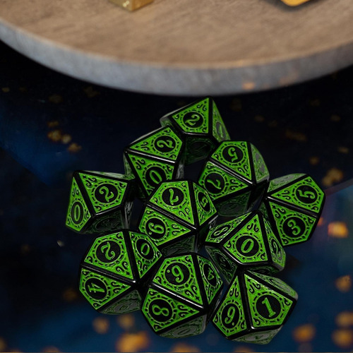 Juego De Dados Poliédricos De 3 X 10 Unidades, Compatibles C