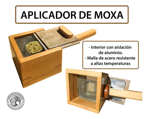 Aplicador Chico De Moxa - Moxa Verde - Artemisa Vulgaris