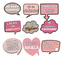 Comprar Letreros Selfie Imprimible Baby Shower 30 Letreros Pdf