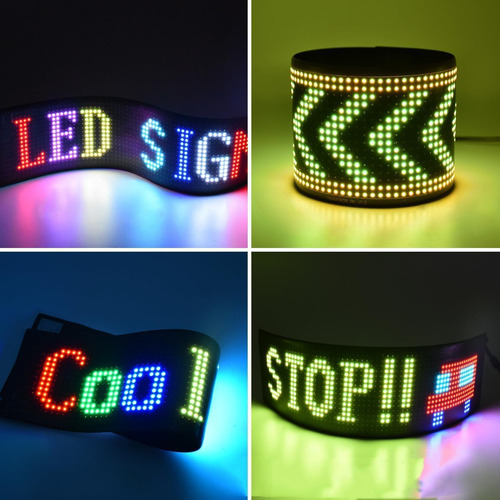 Ojos Led Para Carro, Pantalla Led Flexible Para