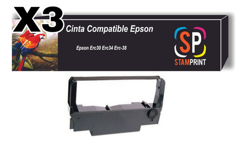  Cintas Compatible Epson Erc30 Erc34 Erc-38 Tmu Bixolon 270