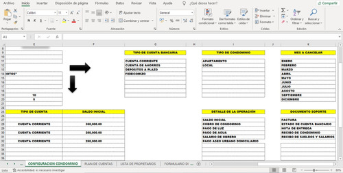 Control Administración De Condominios Excel Recibos Ingresos