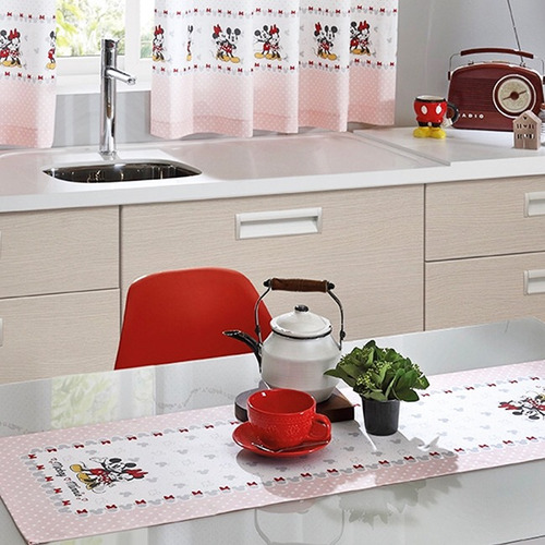 Imagem 4 de 4 de Kit Enxoval De Cozinha Mickey E Minnie Amor - Disney
