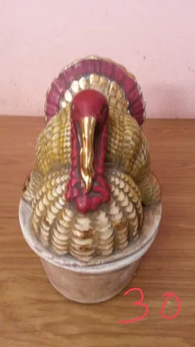 Pavo Real De Ceramica Unico