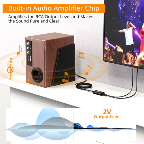 Conversor Audio Optico Spdif A Rca Calidad 192khz