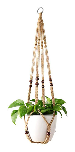 Percha De Macramé Para Plantas Colgantes Para Macramé