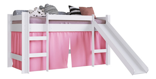 Completa Móveis cama infantil menino/menina com escorregador e cortina