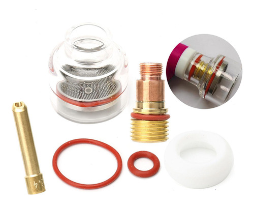6x Collet Glass Torch Torch Glass Glass De Vidrio 1.6 Mm