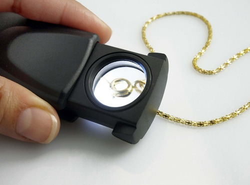 Lupa Cuenta Hilos Potente 10x Con Luz Tienda Caracas Maracay