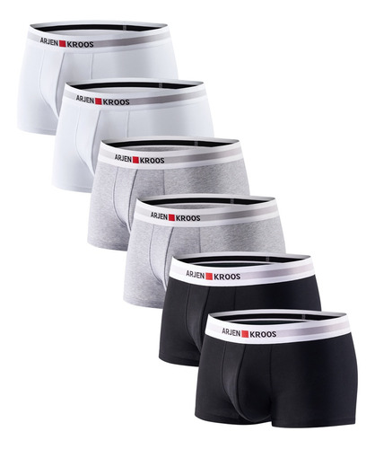 Bóxer Briefs Hombre Trusas Algodón 6 Piezas Arjen Kroos