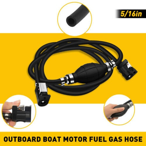 5/16  Marine Outboard Boat Motor Fuel Gas Hose Line Assem Mb
