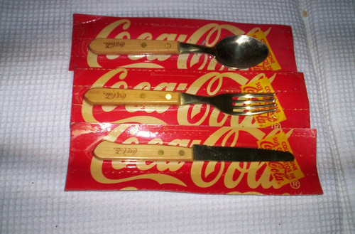 Coleccionables Cocacola Cubiertos En Madera...leer..