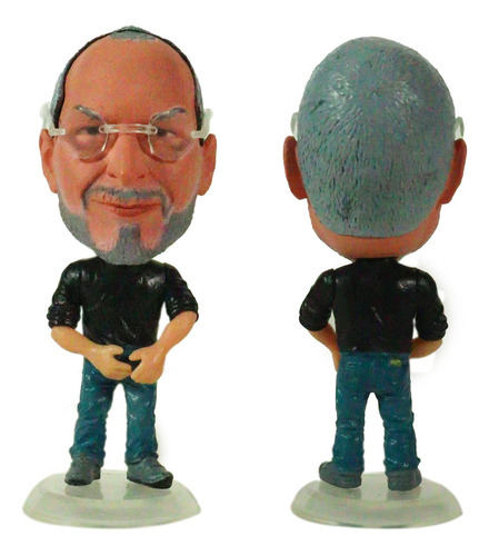 Boneco Miniatura Steve Jobs Criador Apple