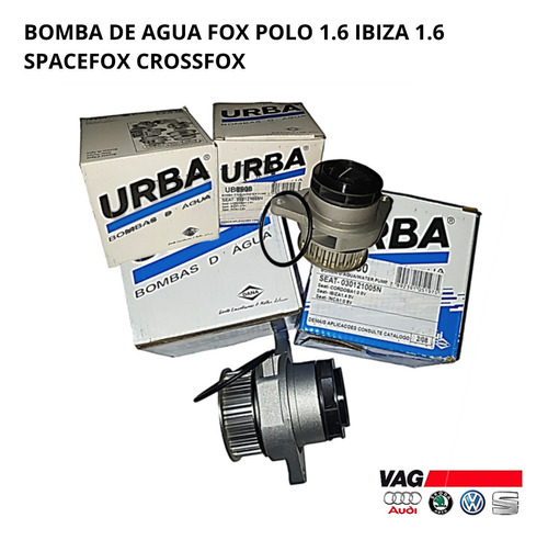 Bomba De Agua Para Volkswagen Fox Polo Ibiza Spacefox