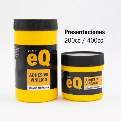 Adhesivo vinilico Eq Arte Cola Carpintero Pote x 200cc