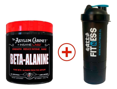 Pre Entreno Insane Labz Beta Alanina 30 Serv.+ Shaker Gratis