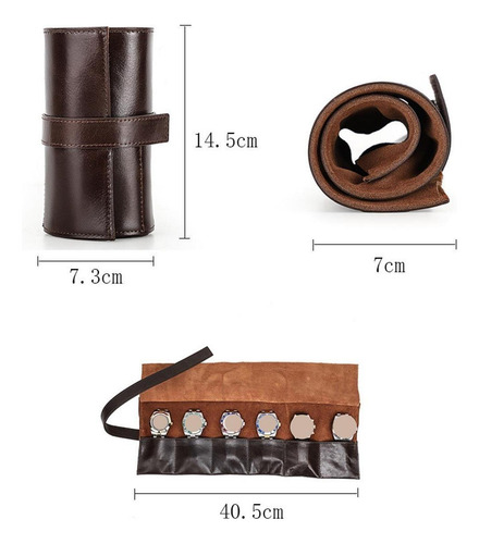 Caja De Reloj De Cuero Para Guardar Relojes, Funda De Viaje