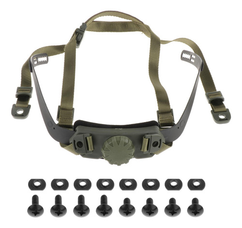 Kit De Forro De Casco Correa De Barbilla De Bloqueo De B
