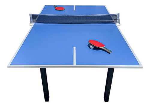 Mesa Ping Pong 1,85x1,10 Melamina 18mm C/red Y Soportes