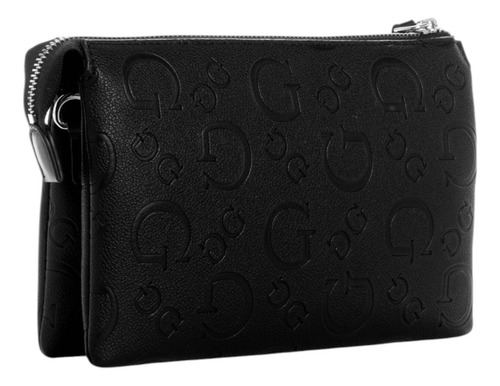 Bolsa Guess Factory Aa959070-bla Acabado de los herrajes Níquel Color Negro Correa de hombro Negro Diseño de la tela Lisa