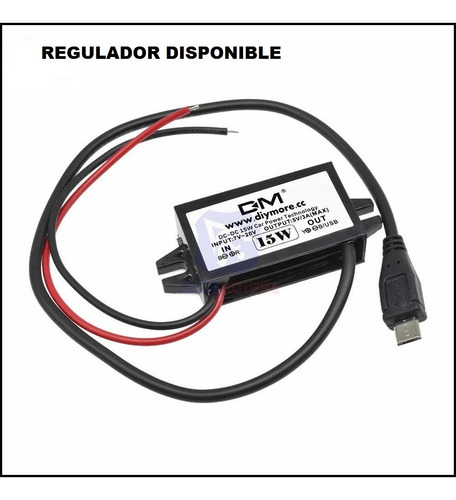 Regulador De Voltaje 12v A 5v 3a 15w Entrega Inmediata