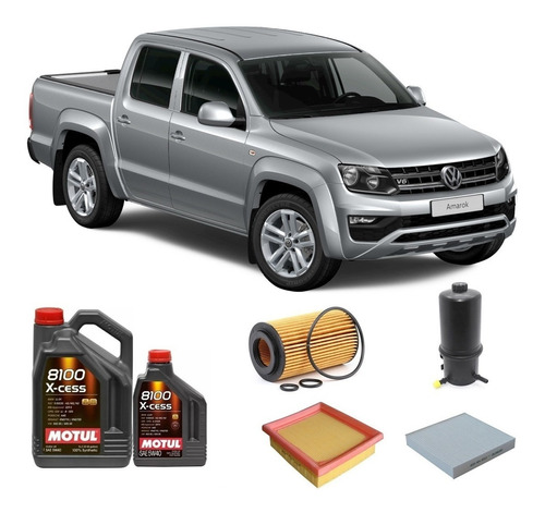 Kit 4 Filtros Amarok 2016 Con Sensor Wega Y Motul 5w40 X7