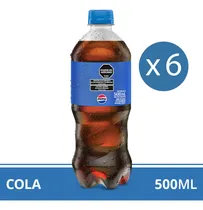 Comprar Pack Gaseosas En Botella 500ml X 6 Unidades Pepsi