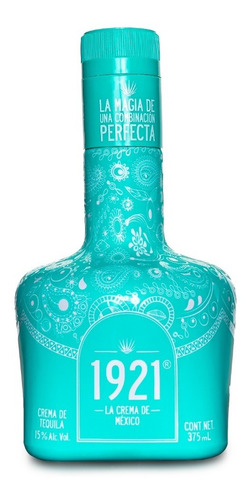 1921 La Crema De México Edición Irresistible Azul (375ml.)
