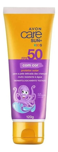 Protetor Solar Avon Sun+ Kids Infantil Fps50 Com Cor