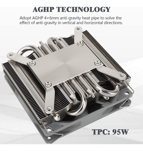 Thermalright Axp90 X36 Low Profile Itx Cpu Cooler, 36mm De