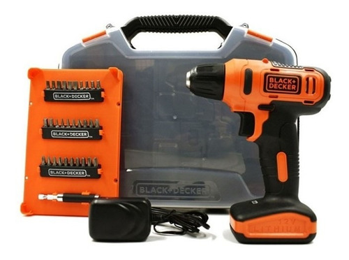 Atornillador 3/8 12v+maleta 33 Accs Ld12sc-b2c Black+decker