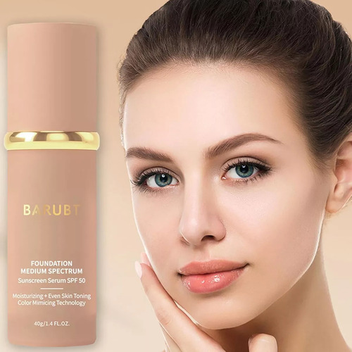 Forever Blue Protector Solar, Base De Maquillaje Barubt,