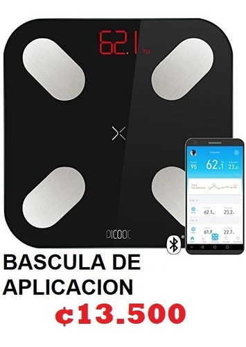 Bascula De Baño App Okok, Para Varios Usuarios 