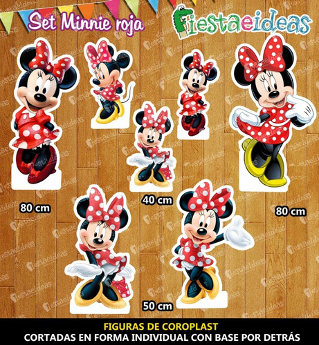 Figuras Personalizadas Coroplast Mimi Roja