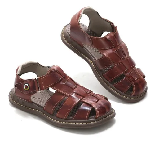 Sandalias fechadas hotsell na frente masculinas