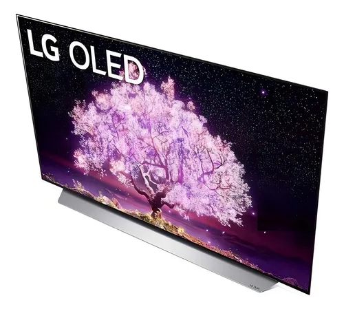 Smart Tv De 55 LG Ai Thinq Oled55c1 4k Color Plateado (Usado)
