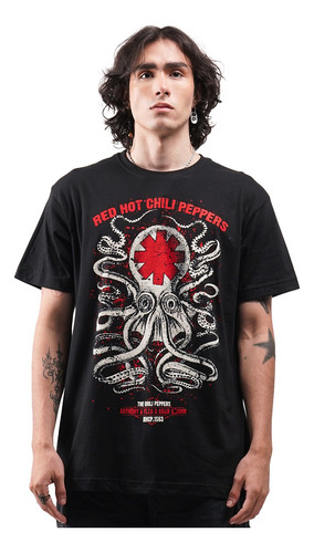 Camiseta Red Hot Chili Peppers Rhcp Pulpo Rock Activity