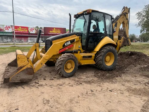 Pala Y Retro Caterpillar 416 E 4x4 2012