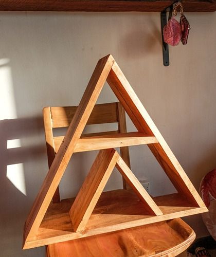 Repisa Triangular De Madera / Altar Buda 