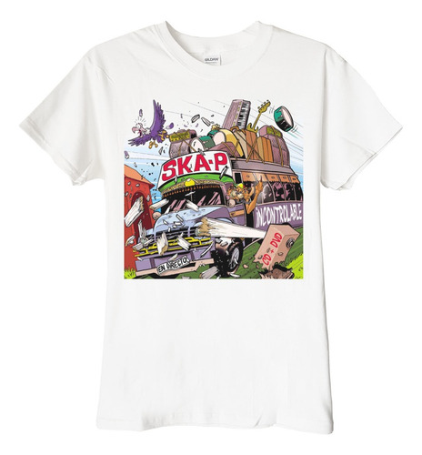 Polera Ska-p Incontrolable En Directo Punk Abominatron