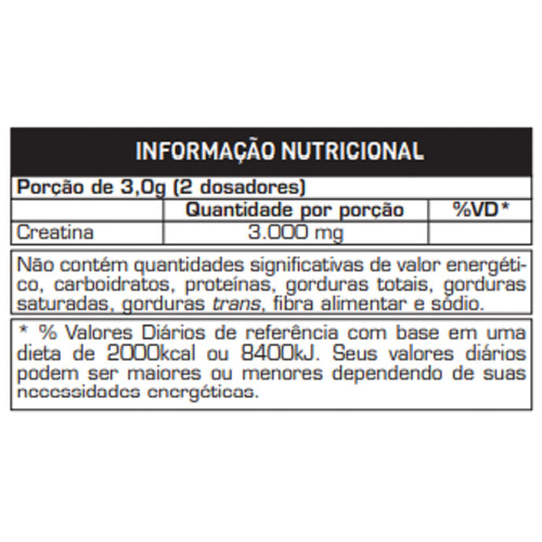 Suplemento Em Pó Probiotica Creatine 300g Creatina Monohidratada Em Pote