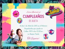 Comprar 20 Tarjeta Invitación Cumpleaños Soy Luna