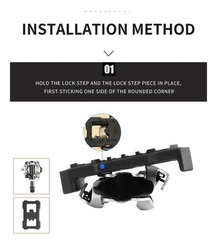 Adaptador De Plataforma Plana De Nailon Con Pedal Sin Clip P