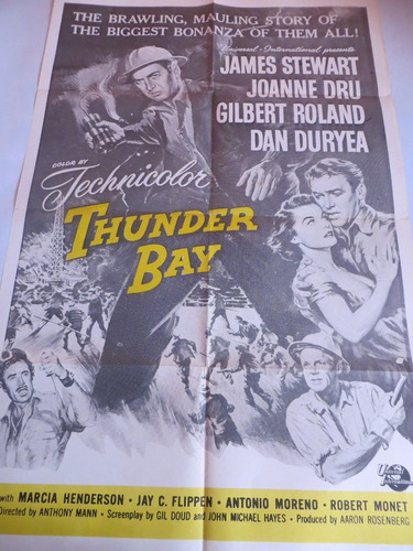 Poster De La Pelicula  Thunder Bay   James Stewart