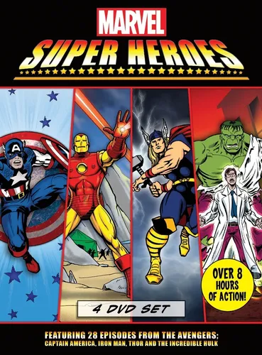 comprar Box Super Heróis Marvel-coleção Clássica Completa (10 Dvds )