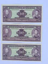 Comprar Billetes 10 Bolívares Junio 5 De 1995 Seriales Q7 Q2 S4