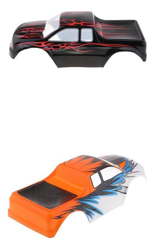 2 Piezas De Pvc Rc Body Shell Para Hsp 1/10 Monster Diy