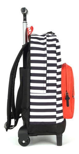 Mochila original de Snoopy con ruedas y correas traseras