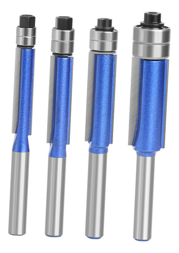 Conjunto De Brocas De Roteador Com Guarnição Nivelada,