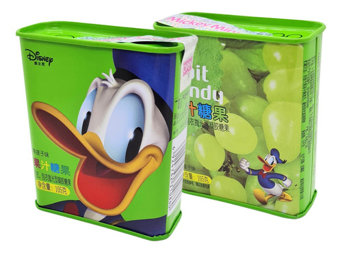 Caramelos Duros Uva Verde X105gr Donald Disney